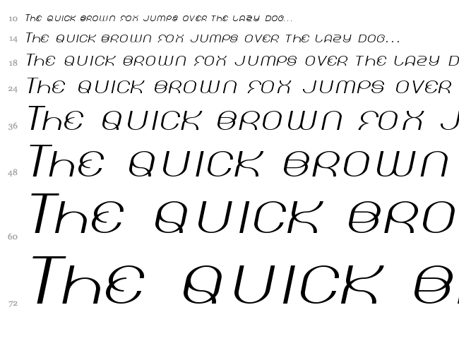 Kicking Limos font waterfall